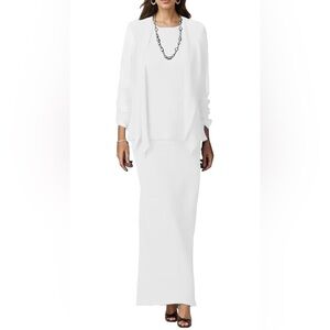 Elegant White Maxi Skirt